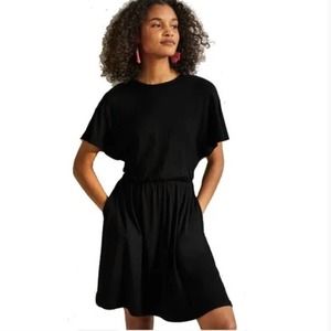 Boden Black Casual Knit Dress